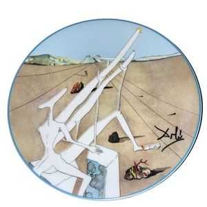 Salvador Dali Conquest Of The Cosmos Limoges Porcelain Surrealism Art Pl…